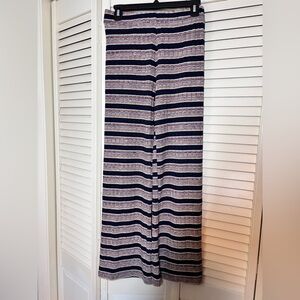 Olivaceous Striped Wide-Leg Pants | Sz M | NWT